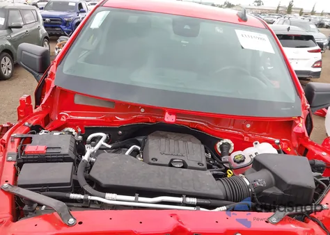 2025 Chevrolet Silverado 1500 2Wd Short Bed Custom z USA, uszkodzony, nr VIN 1GCPABEK0SZ242853